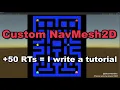 Testing my 2D NavMesh in Unity