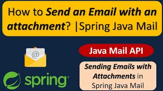 How to Send an Email with an attachment Spring Java Mail Spring Tutorial