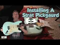 How To Change A Pickguard On A MIM Strat - Mint Green with Wilkinson Pickups