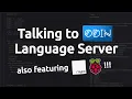 Coding a text editor in Odin and Raylib on Raspberry Pi 4 that talks to Odin Language Server