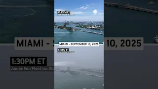 Miami s Sky Turns From Blue to Rain in Minutes