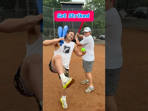 GET STRIKED⚾️ loser gets hit with a bat. To win game you have to get a hit and a strike