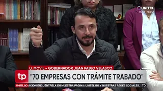 Velasco dice que el presidente Paz se comprometió a eliminar la subvención de combustibles ​​​​