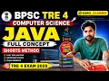 BPSC TRE 4 COMPUTER SCIENCE JAVA Full Concept l Shorts Method