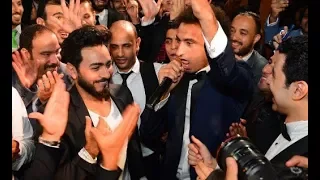 زغروطة علي ربيع بعد ماطلبها تامر حسني في فرح محمد انور مش ممكن ع الضحك  دندنها