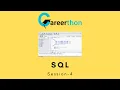 SQL - Session 4