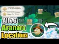 All 76 Aranara Locations Detailed Route - Genshin Impact