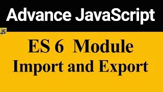Module Import Export in JavaScript Hindi