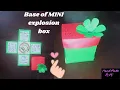 How to make Explosion Box Base Step-by-step Tutorial Explosion Box DIY