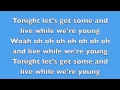 Download Lagu One Direction - Live While We're Young - Lyrics