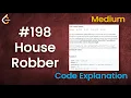 House Robber Live Coding with Explanation Leetcode - 198