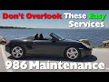 Porsche Boxster S 986 Routine Service