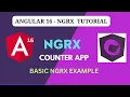 Basic NGRX example implement counter app using ngrx Angular 16 - NGRX Tutorial
