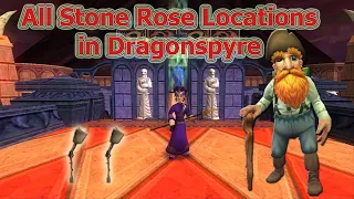 Wizard101 All Stone Rose Locations in Dragonspyre