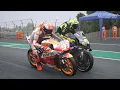 Download Lagu saling sikut rossi marquez saat duel di sachsenring germany