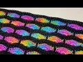 SUPER EASY Crochet Stitch For Blankets And Scarfs Stacked Brick Stitch Tutorial