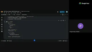 Python Live Session
