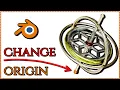 How to CHANGE the ORIGIN of an object in Blender