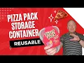 Pizza Pack Collapsible Storage Container Unboxing and Review