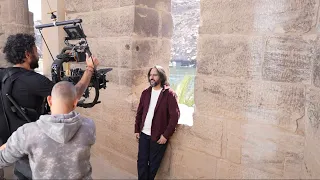 كواليس تصوير إعلان هنا مصر     هفضل كل مرة اجيلك  دندنها