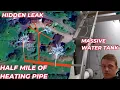 Half a MILE of heating pipework 1 2m DEEP Hidden LEAK