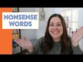 How Teach Nonsense Words in Kindergarten 1st and 2nd Grade Classrooms nonsense word activities