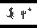 I remade the Google Chrome Offline game in Java timelapse