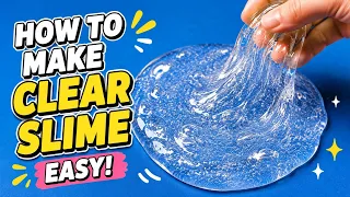 How to Make Clear Slime at Home | Easy 2-Ingredient Slime Recipe