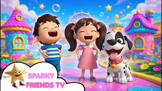 the red sneakers song kids dance song for toddlers sparky u0026 friends tv