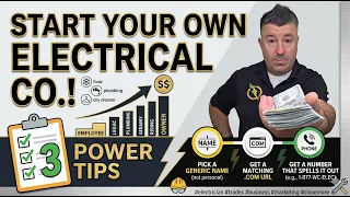 3 Marketing Moves to Make BEFORE You Start Your Electrical Company