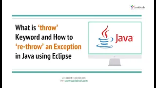 What is the throw Keyword and How to Re-throw an Exception in Java using Eclipse