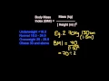 2 3 Skill Determination of body mass index by calculation or use of a nomograms