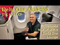 DELTA ONE BUSINESS CLASS JFK TO FCO A330-900