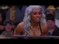 AEW jade cargill red velvet vs kiera hogan sky blue
