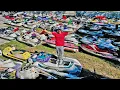 Jet Ski Graveyard with 100 s of Personal Watercraft