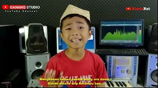 luruh utang ganang lirik riminnet