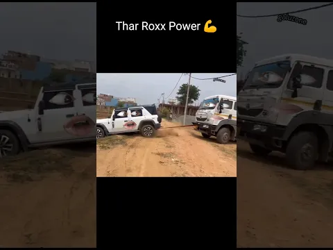 Thar ROXX Power 💪 #thar #viral #tharlover #offroad #tochanking #tharvsscorpio #trending #shorts