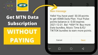 how to get mtn data subscription without paying a dime new 