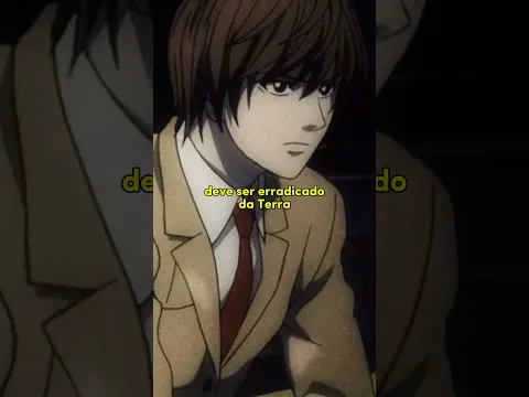 Light conhecia o mundo que decide salvar? #deathnote #light #anime #justiça #quadroembranco