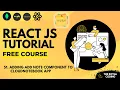 Adding Add Note Component to CloudNotebook App React JS Tutorial for Beginners