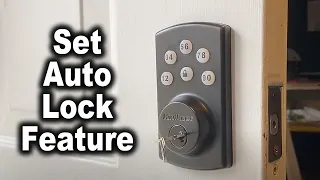 How to Set Auto Lock Feature on Kwikset PowerBolt 2 Door Lock The Fixer Clips