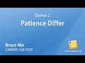 Bruce Nie - Demo 2 Patience Differ