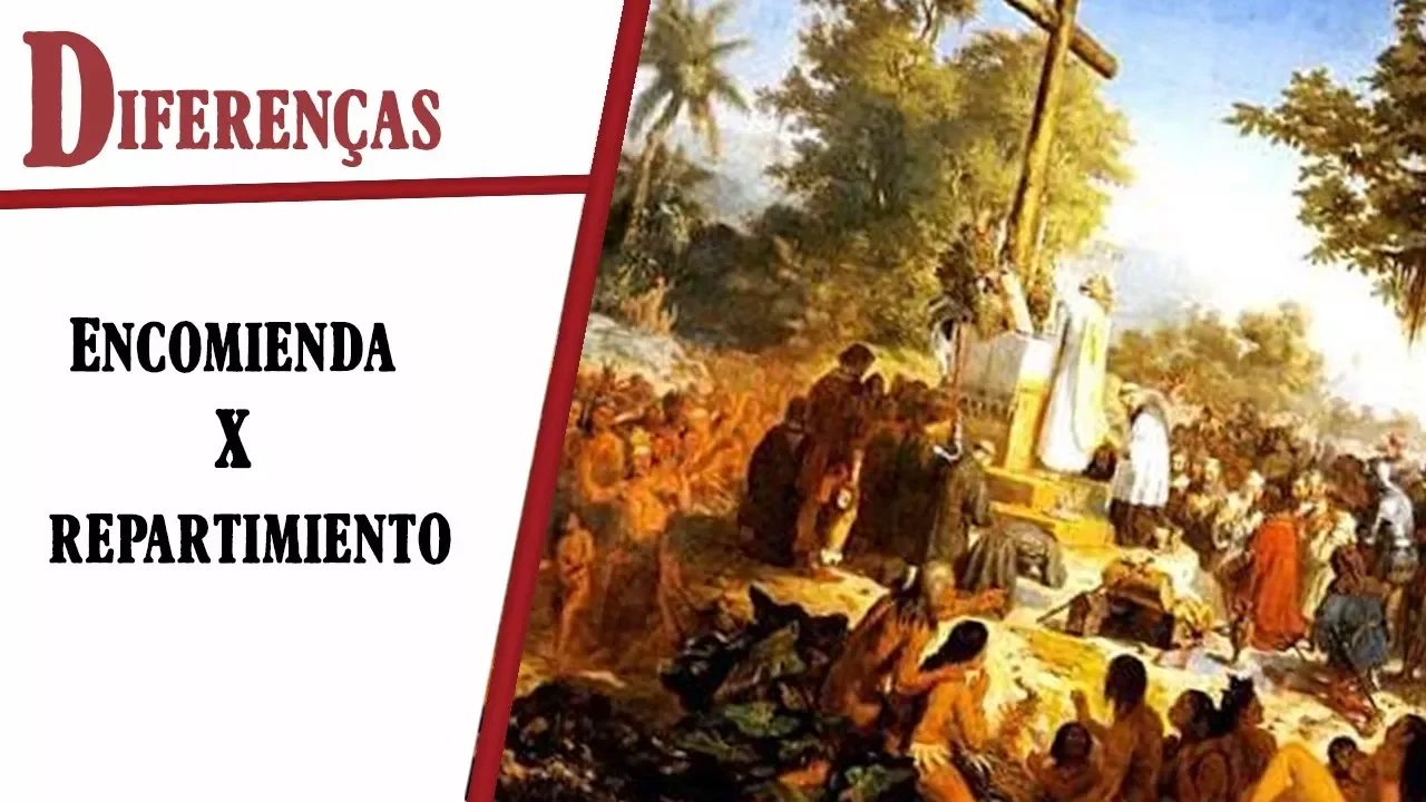 DIFERENÇAS ENTRE ENCOMIENDA E REPARTIMIENTO