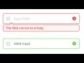 Show Validation Error Message on Page Load