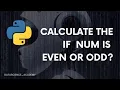 Top 100 Python Interview Questions Python Programming Check if a number is even or odd