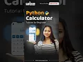 Make Your Own Calculator in Python