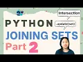 Tinateach Python for Beginners Intersect and Update Sets