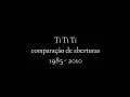 Download Lagu Ti Ti Ti|Comparação de aberturas|1985 - 2010