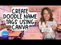 Coloring Pages and Doodle Name Tags for Classroom Students and Teachers