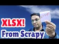 Sending Data to XLSX from Scrapy